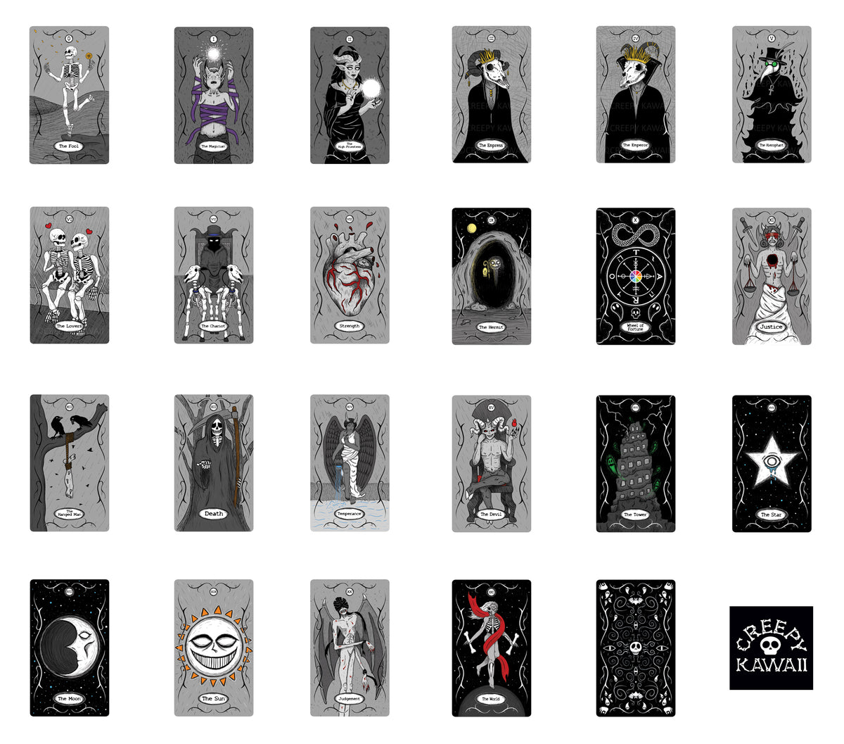 Creepy Tarot - 5th Anniversary Reprint
