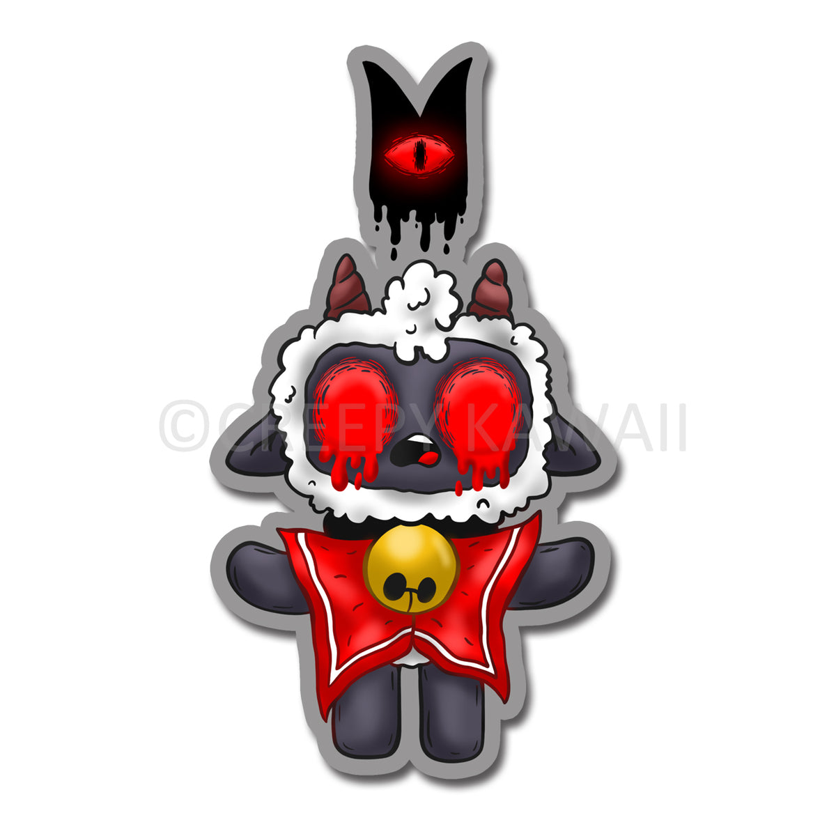Lamb - 3 Inch Weatherproof Vinyl Sticker