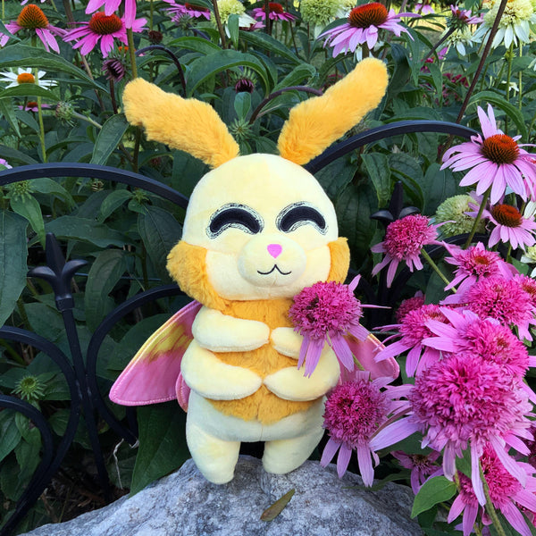 Lenore the Rosy Maple Moth Plush Doll - Creepy Kawaii