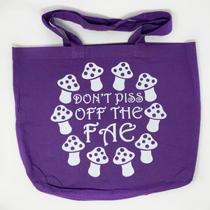 Don't P*ss Off The Fae Purple Tote