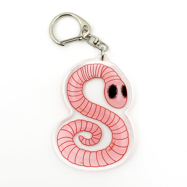 Would You Love Me Worm - 2.5" Acrylic Keychain