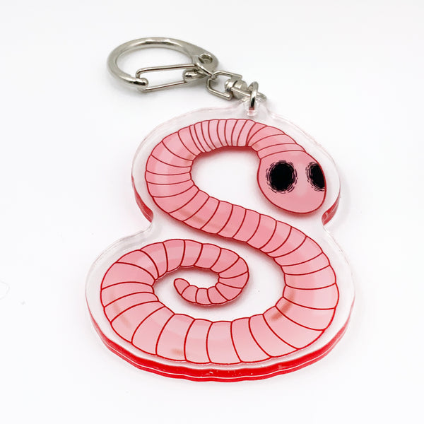 Would You Love Me Worm - 2.5" Acrylic Keychain