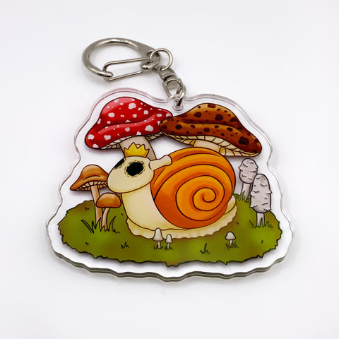 Jesper and Mushrooms - 2.5" Acrylic Charm Keychain