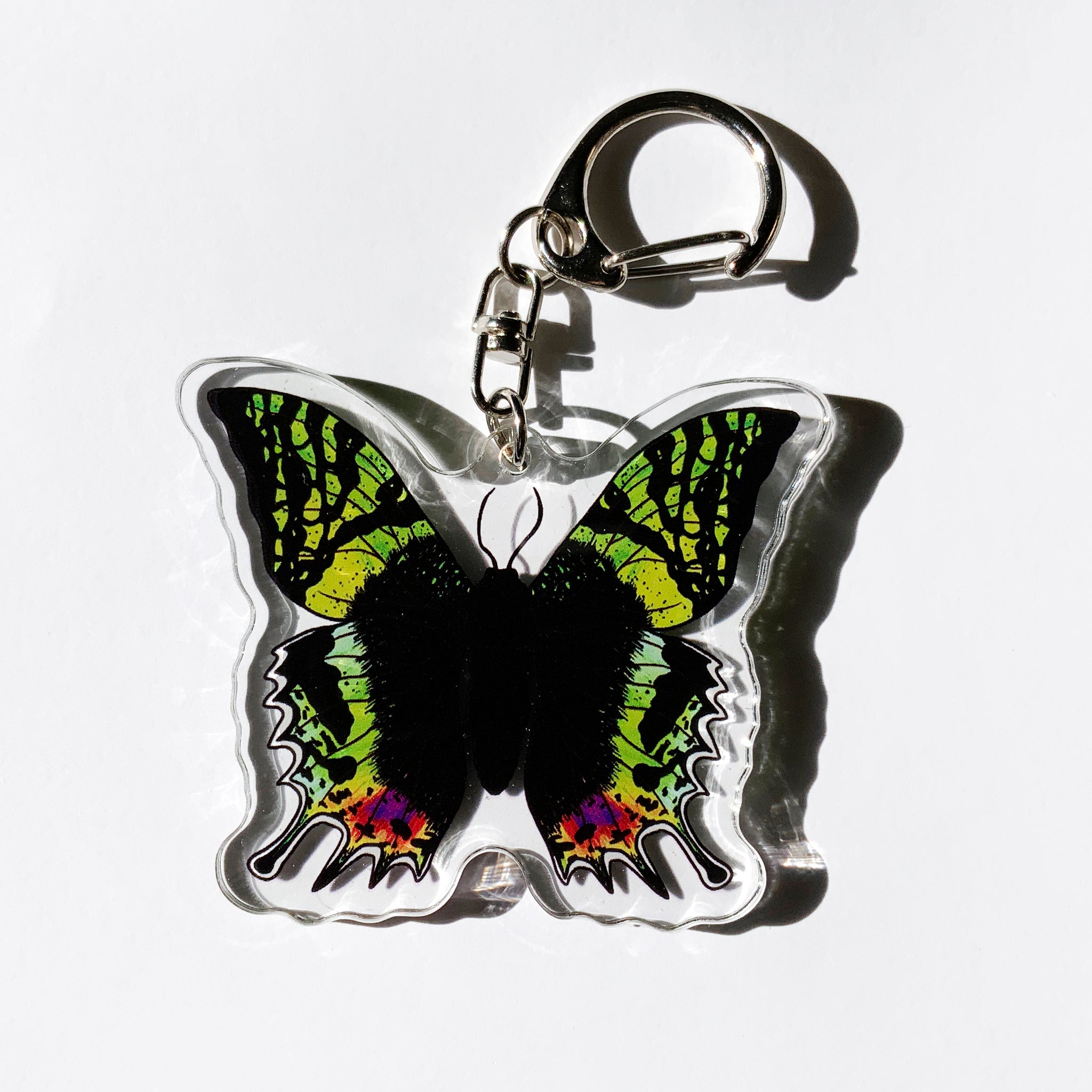 Madagascan Sunset Moth - 2.5" Acrylic Keychain