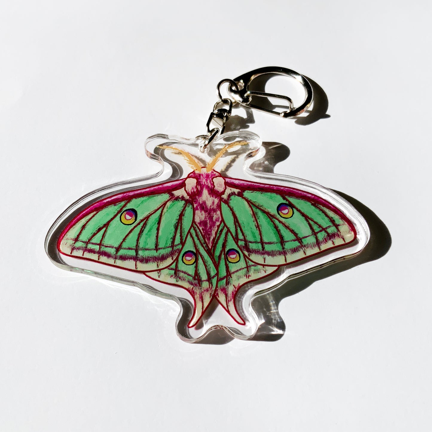 Spanish Moon Moth - 2.5" Acrylic Keychain