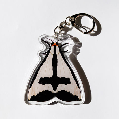 Clymene Moth - 2.5" Acrylic Keychain