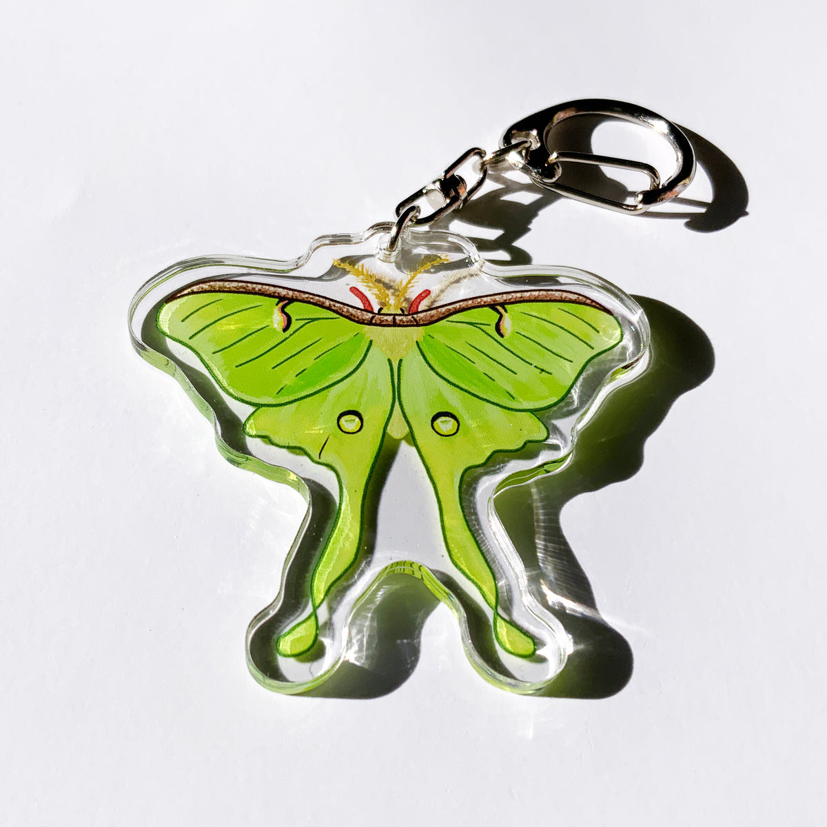 Luna Moth - 2.5" Acrylic Keychain