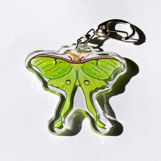 Luna Moth - 2.5" Acrylic Keychain