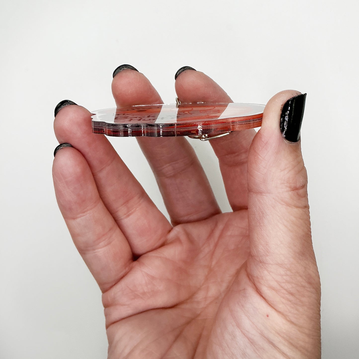 Shrimp Posture - 2.5" Acrylic Keychain