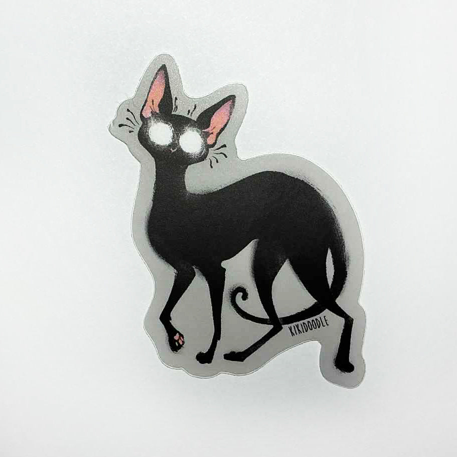 Cornish Rex Cerin - 3 Inch Weatherproof Vinyl Sticker