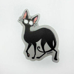 Cornish Rex Cerin - 3 Inch Weatherproof Vinyl Sticker