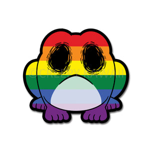 Gay Frog - 3 Inch Weatherproof Vinyl Sticker