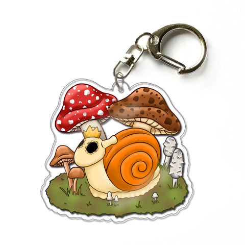 Jesper and Mushrooms - 2" Acrylic Charm Keychain