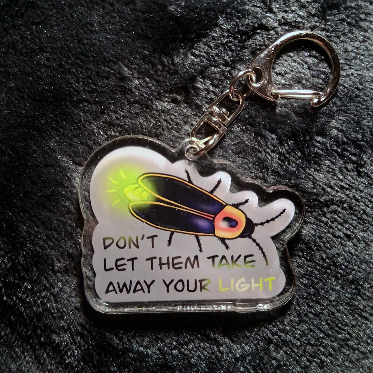 Lightning Bug (Smaller Version) - 2" Acrylic Keychain