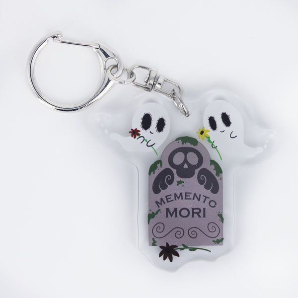 Memento Mori Ghosts - 2" Acrylic Charm Keychain