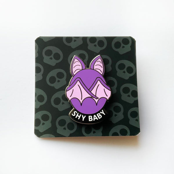 Baby Bat Hard Enamel Pin - Creepy Kawaii