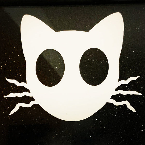Scaredy Cat - Vinyl Decal - Creepy Kawaii